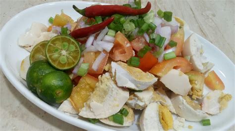 TIPID TIPS: Instant Ulam Salted Egg Salad With Sili And Kalamansi - YouTube