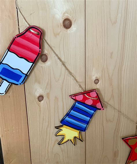 Patriotic Garland - Etsy