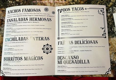 Online Menu of Cantina Tequila Restaurant, Henderson, Nevada, 89012 - Zmenu