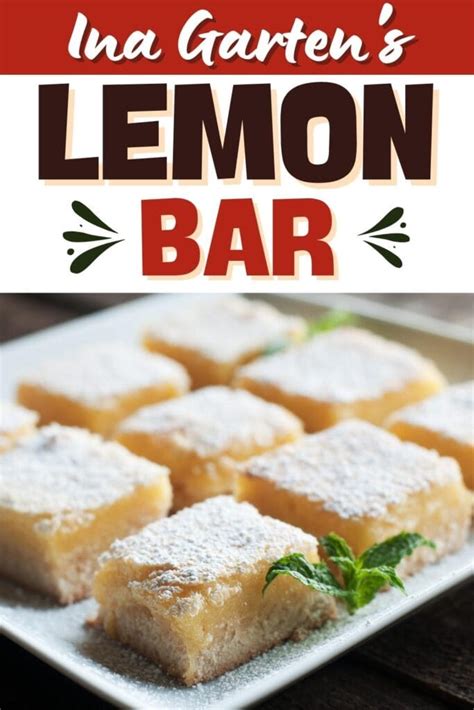 Ina Garten’s Lemon Bars (Easy Recipe) - Insanely Good