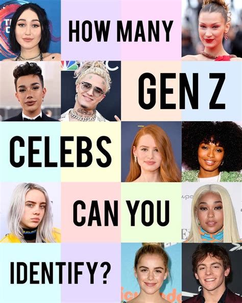 How Many Gen Z Celebrities Can You Identify?