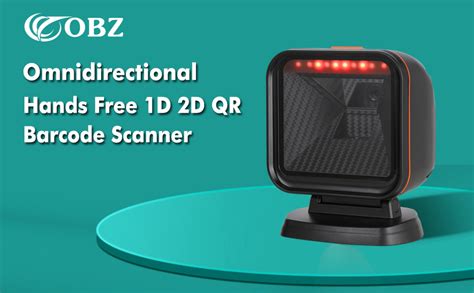 Amazon.com : 1D 2D Hands-Free Barcode Scanner, OBZ Omnidirectional Automatic Sensing Scanning ...