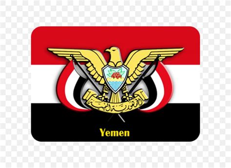 Yemen Coat Of Arms Flag Refrigerator Magnets, PNG, 600x600px, Yemen, Brand, Coat Of Arms, Coat ...