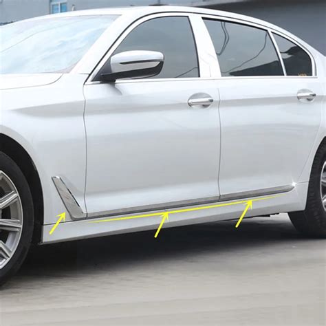 Aliexpress.com : Buy HIGH FLYING ABS Chrome Side Panel Door Body Molding Trim Decoration For BMW ...