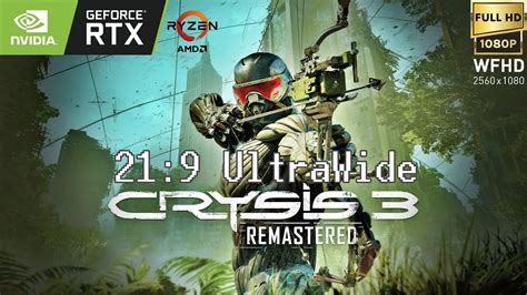 Crysis 3 Remastered Very High RT + DLSS | RTX 3070 | Ryzen 5 3600 | 21:9 | 1080p - YouTube