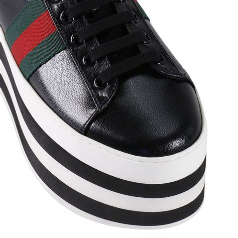 GUCCI: Shoes women | Sneakers Gucci Women Black | Sneakers Gucci 476783 D3VN0 Giglio UK