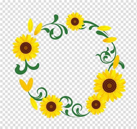 sunflower garland border clipart free 10 free Cliparts | Download ...