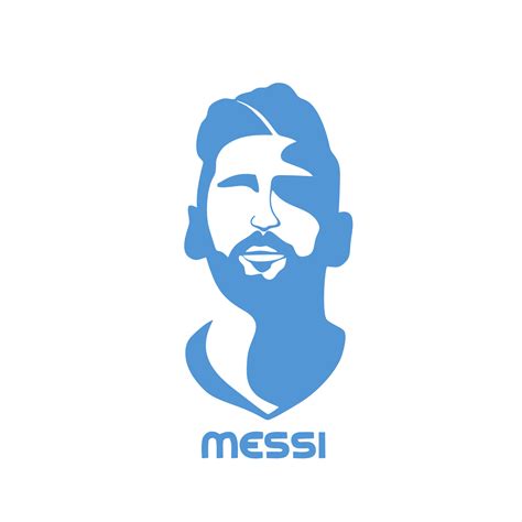 lionel messi silhouette vector design 23912331 Vector Art at Vecteezy