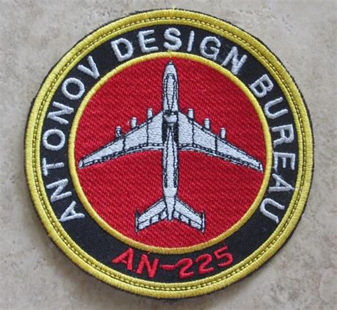 UKRAINE ANTONOV AN-225 MRIYA AIRCRAFT CREW MEMBER UNIFORM PATCH, embroidered $9.99 - PicClick