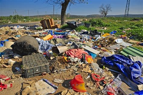 Land Pollution Province Of Jaen Andalusia Spain | Photo, Information