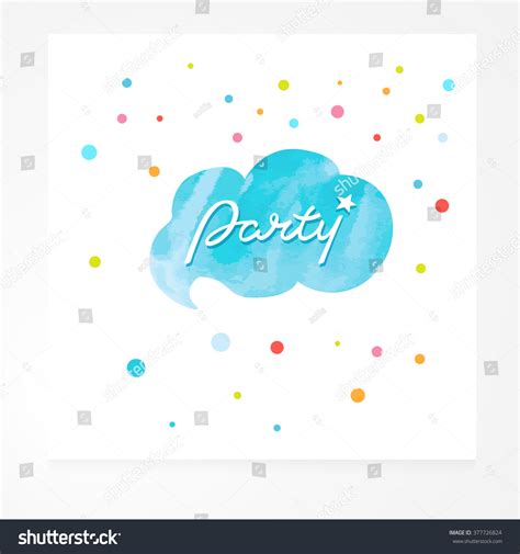 Vector Illustration Party Logo Element Stock Vector (Royalty Free) 377726824 | Shutterstock