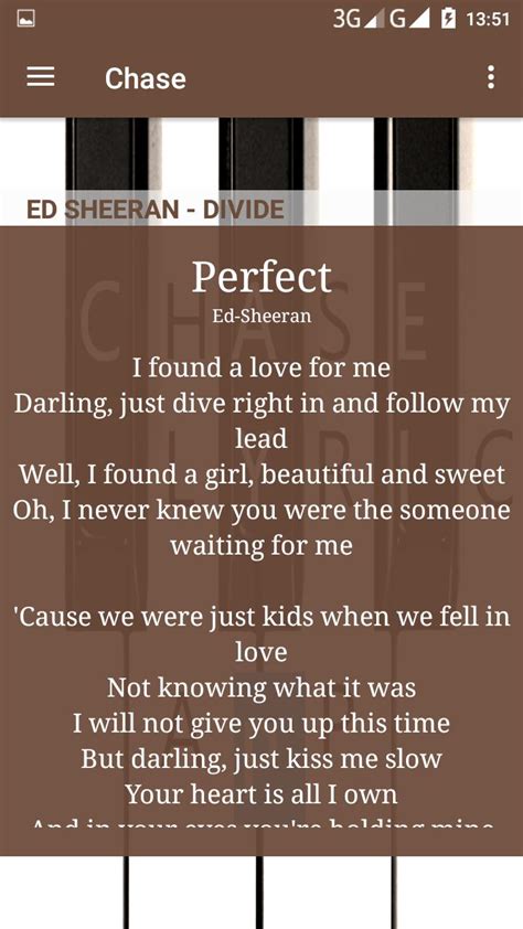 Ed Sheeran Divide Album Lyric APK for Android Download