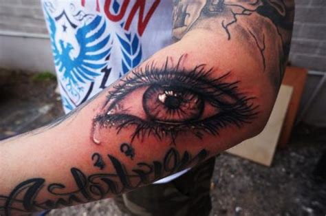 Realistic Eye Tattoo On Arm | Tattoobite.com