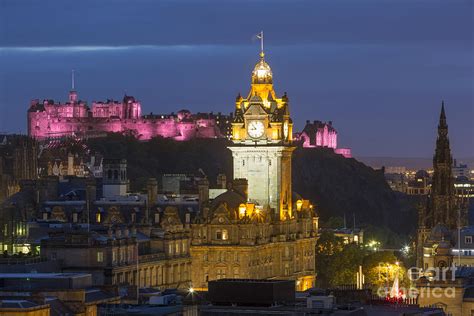 Edinburgh Night Photograph by Brian Jannsen - Fine Art America