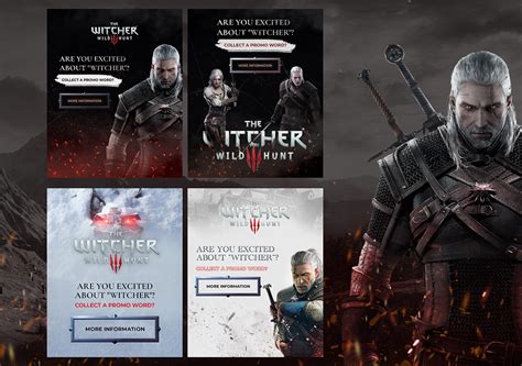 game poster (Witcher) :: Behance