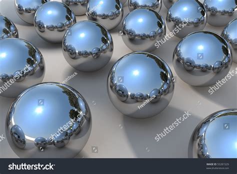 3d Chrome Ball Stock Illustration 55281529 - Shutterstock