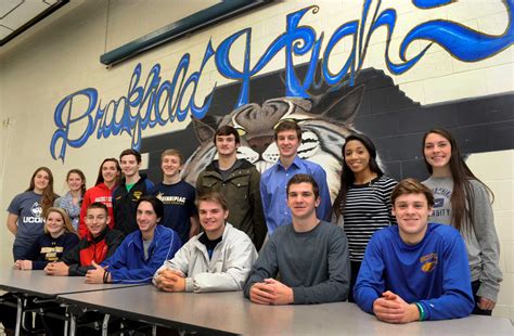 Brookfield High athletes announce their college choices