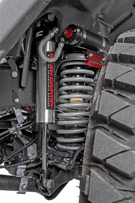 Rough Country Front Adjustable Vertex Shocks for 18-19 Jeep Wrangler JL | Quadratec