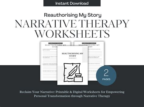 Narrative Therapy Worksheet- Narrative Therapy Exercises - Worksheets ...