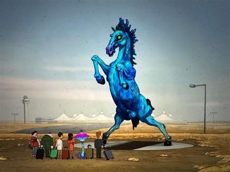 Denver airport Blucifer exposed in Netflix's animated "Inside Job"