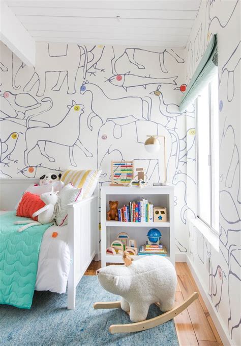 Emily Henderson’s Nursery-Turned-Kids-Room Is a Modern Woodland Dream | Kid room style, Big kids ...