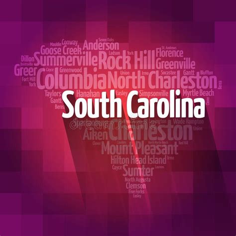 South Carolina Map Cities Stock Illustrations – 98 South Carolina Map Cities Stock Illustrations ...
