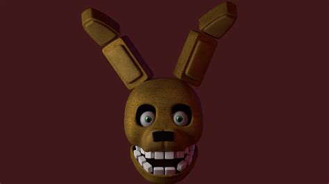 Springbonnie model! (made in Blender) : fivenightsatfreddys