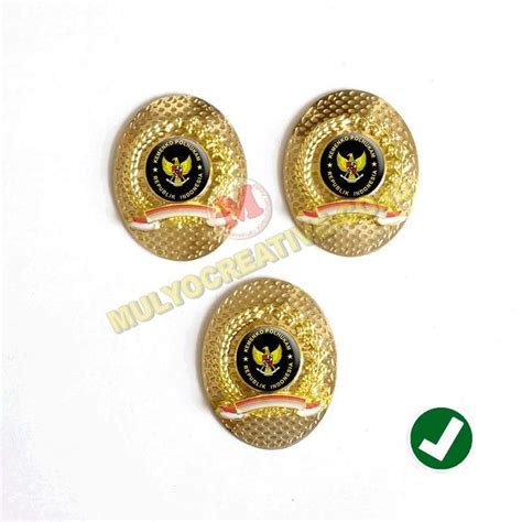 Jual Pin Logo Pin Kemenko Polhukam RI Model Oval – Bros Model Oval ...