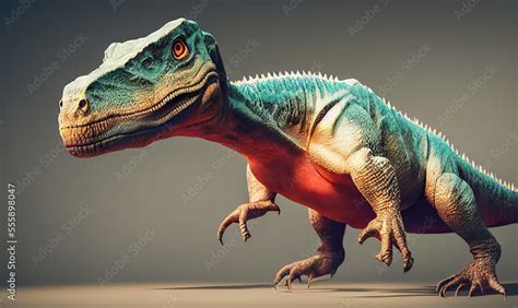 tyrannosaurus rex 3d render, Generative AI Art Illustration Stock ...