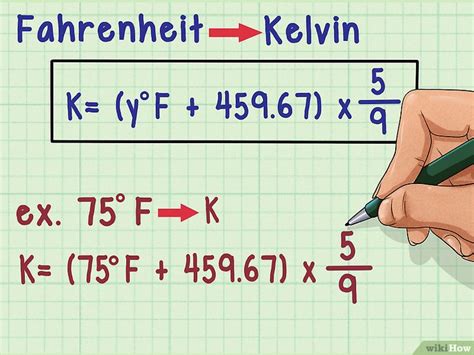 3 formas de convertir grados Fahrenheit a grados Kelvin