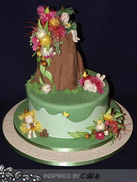 Australian Natives and Gumnut Blossom Babies | Christmas cake ...