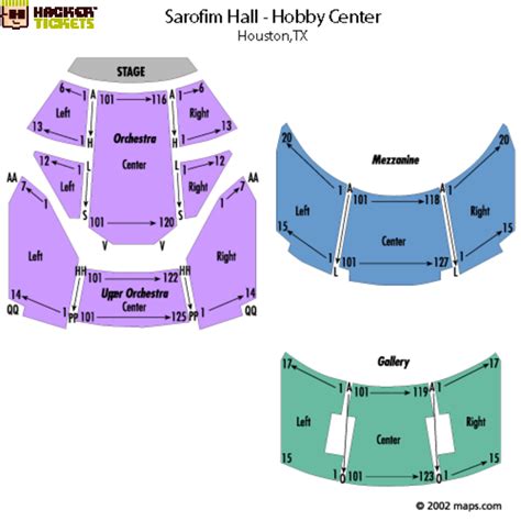 Sarofim Hall- Hobby Center - General Information & Upcoming Events