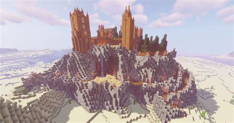 [Survival Ready] Desert Castle Base (1.15 - 1.14) Minecraft Map