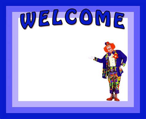 Free Welcome Borders - Frames - Graphics - Clipart