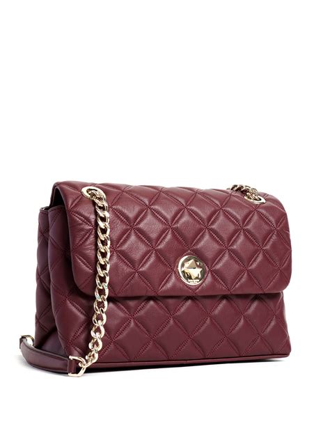 Kate Spade Natalia Medium Flap Shoulder Bag Cherrywood - Averand