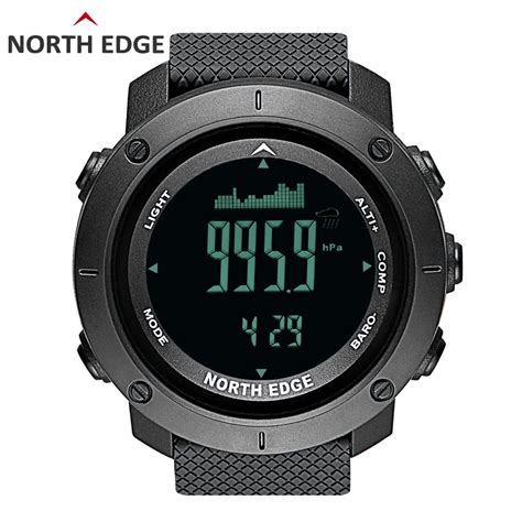 NORTH EDGE Men's sport Digital watch Hours Running Swimming Military Army watches Altimeter ...