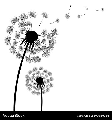 Blowing Dandelion Wish Svg