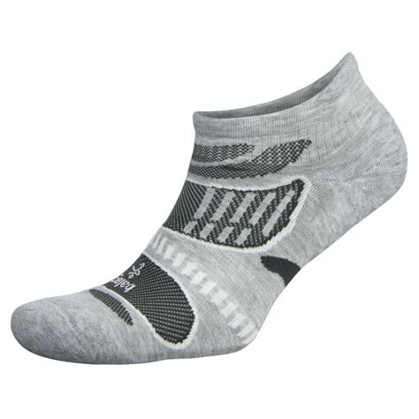 UltraLight No Show Unisex Moisture Wicking Running Socks Grey/White - Clothing from Northern ...