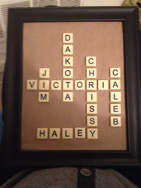 Scrabble art | Scrabble art, Scrabble, Crafts