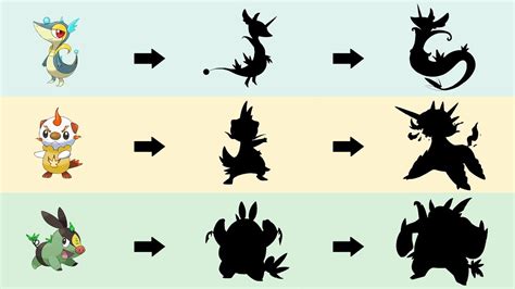 Pokemon Starter Evolutions Gen 5