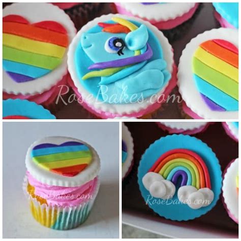 My Little Pony Rainbow Dash Cupcakes | Rose Bakes