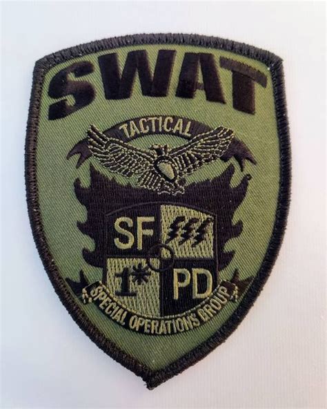 E.M. on Instagram: "San Francisco Police Department SFPD SWAT Special Operations Group patch # ...