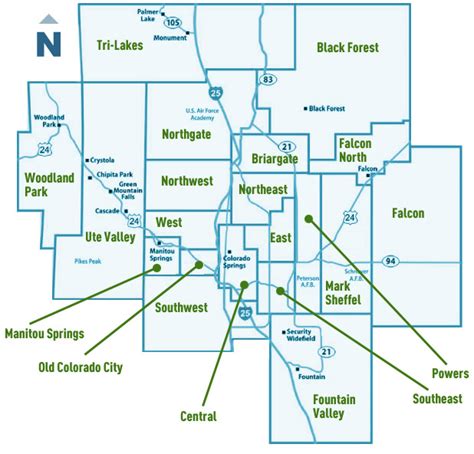 Search Colorado Springs Areas and Neighborhoods