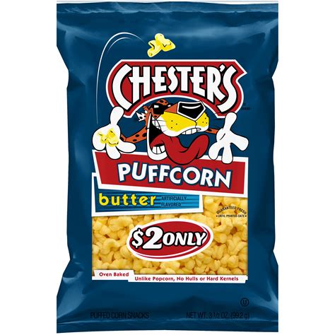 Chester's Puffcorn, Butter $2 Only, 3.5 oz