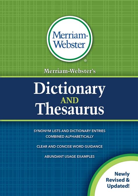 Merriam-Webster's Dictionary and Thesaurus – Merriam-Webster Shop