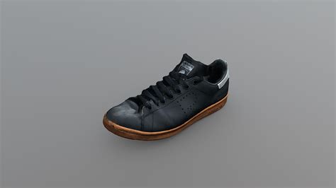 Raf Simons Adidas Stan Smith Shoe (Black/Orange) - Download Free 3D model by rtql8d [ca0ac50 ...