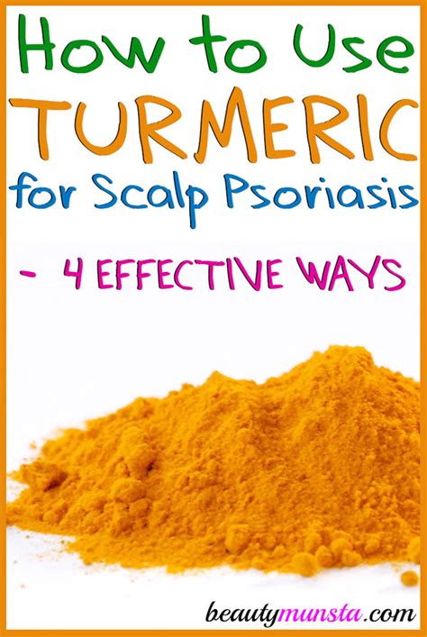 How to Use Turmeric for Scalp Psoriasis - beautymunsta - free natural beauty hacks and more!