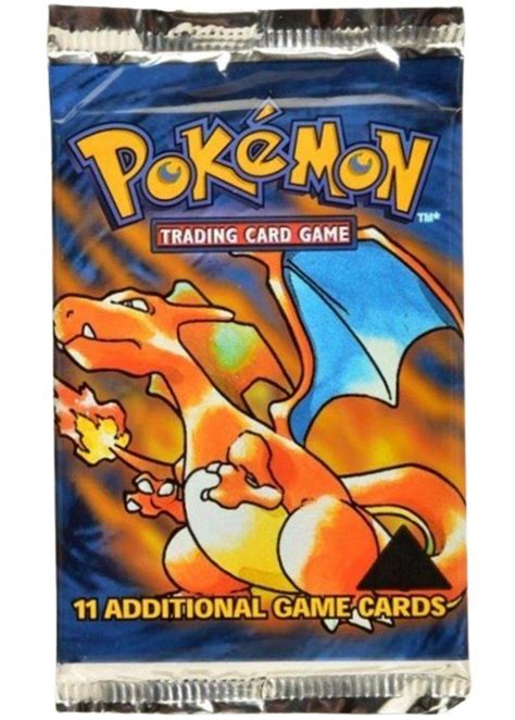 Base Set Black Triagle Booster Pack - Charizard pack art