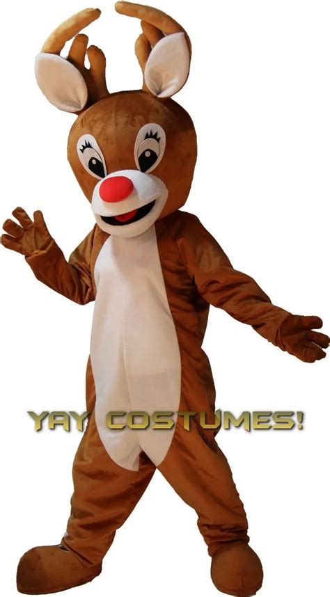 Hot Sale Professional Mascot Costume Adult Size Reindeer Deer Christmas ...