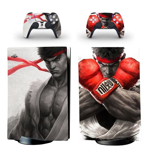 Street Fighter V Skin Sticker Decal For PS5 Digital Edition And Controllers - ConsoleSkins.co